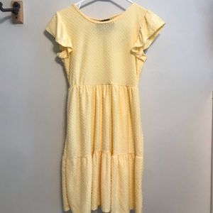 olivia rae super cute light yellow dress